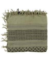Scarf, "Shemagh",  supersoft, OD green-black