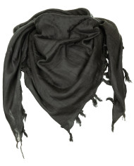 Scarf, "Shemagh",  supersoft, black