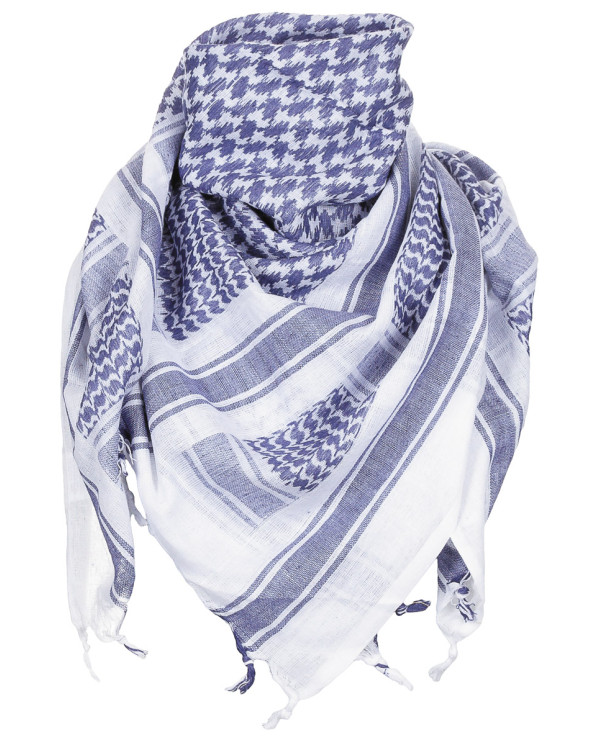 Scarf, "Shemagh",  blue-white