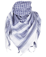 Scarf, "Shemagh",  blue-white
