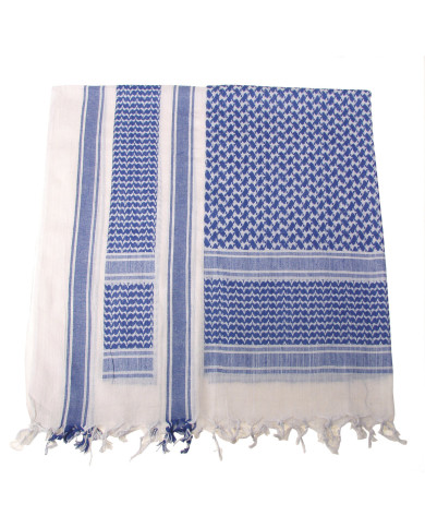 Scarf, "Shemagh",  blue-white