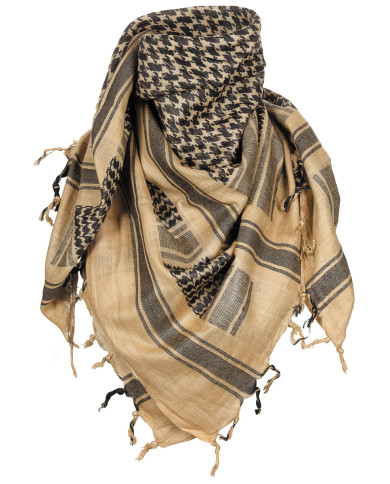 Scarf, "Shemagh",  sand-black
