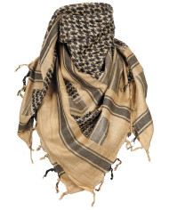 Scarf, "Shemagh",  sand-black