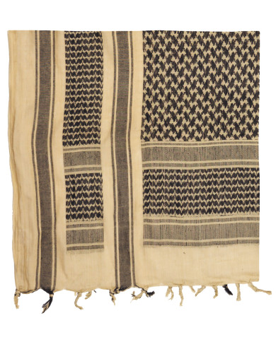 Scarf, "Shemagh",  sand-black