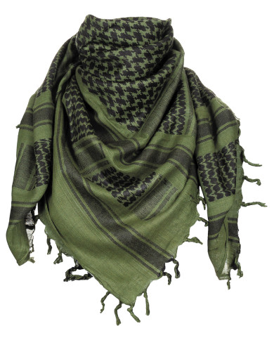 Scarf, "Shemagh",  OD green-black