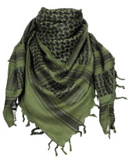 Scarf, "Shemagh",  OD green-black