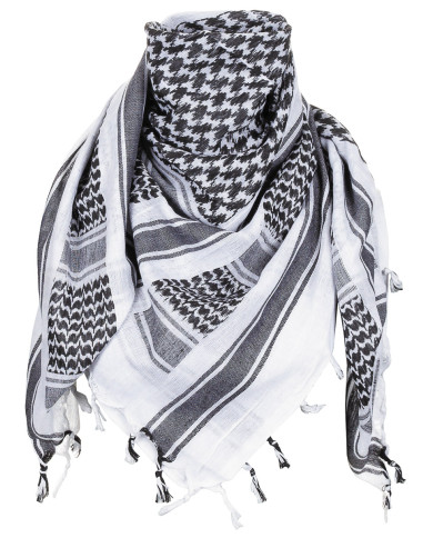 Scarf, "Shemagh",  black-white