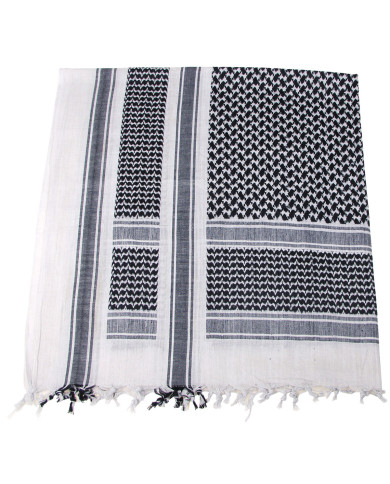 Scarf, "Shemagh",  black-white