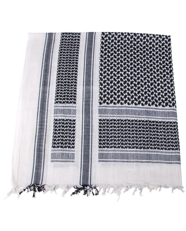 Scarf, "Shemagh",  black-white