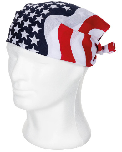 Bandana, stars and stripes,  ca. 55 x 55 cm, Cotton