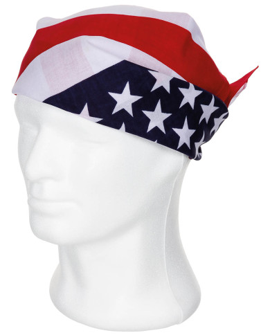 Bandana, US flag, ca. 55 x 55 cm, Cotton