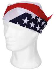 Bandana, US flag, ca. 55 x 55 cm, Cotton