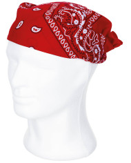 Bandana, red-white, ca. 55 x 55 cm, Cotton