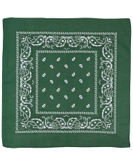Bandana, OD green-white, ca. 55 x 55 cm, Cotton