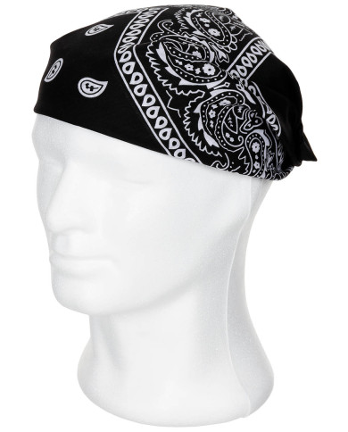 Bandana, black-white, ca. 55 x 55 cm, Cotton