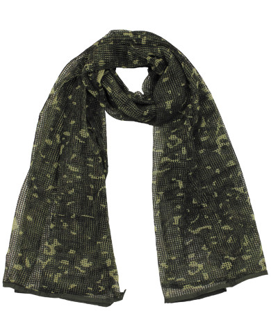 Mesh Scarf, flecktarn, ca. 190 x 90 cm