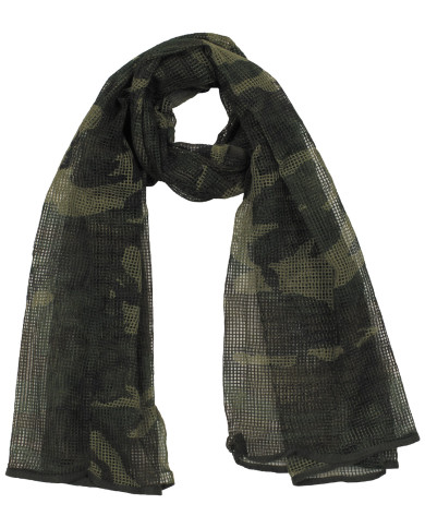 Mesh Scarf, woodland, ca. 190 x 90 cm
