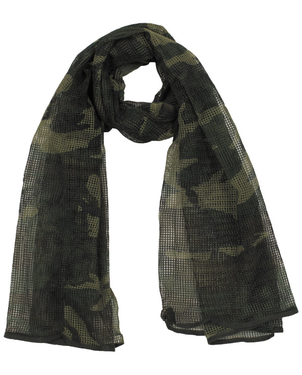 Mesh Scarf, woodland, ca. 190 x 90 cm