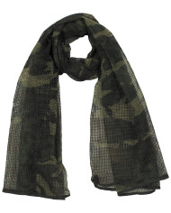 Mesh Scarf, woodland, ca. 190 x 90 cm
