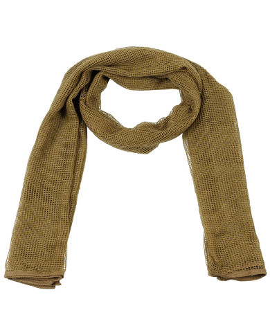 Mesh Scarf, coyote tan, ca. 190 x 90 cm