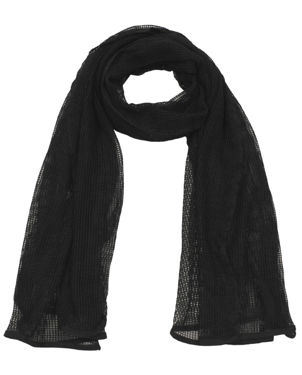 Mesh Scarf, black, ca. 190 x 90 cm