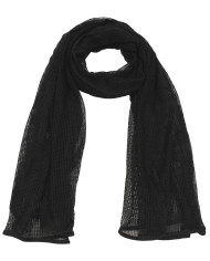 Mesh Scarf, black, ca. 190 x 90 cm