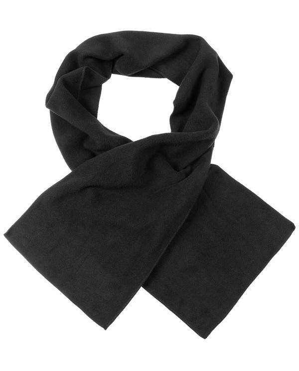 Fleece Scarf, black,  ca. 160 x 25 cm