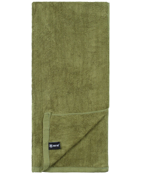 Towel, Terry, OD green, ca. 110 x 50 cm