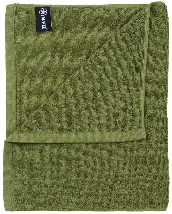 Towel, Terry, OD green, ca. 50 x 30 cm