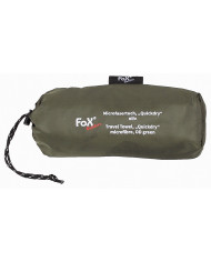 Travel Towel, "Quickdry", Microfibre, OD green, ca. 130 x 80 cm