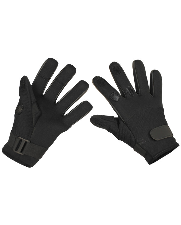 Gloves, "Mesh", Neoprene, black
