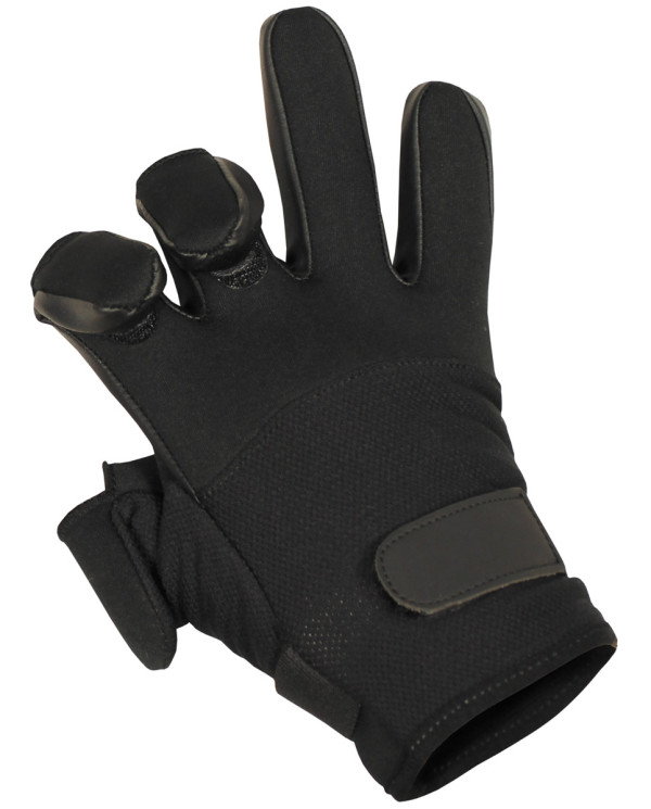 Gloves, "Mesh", Neoprene, black