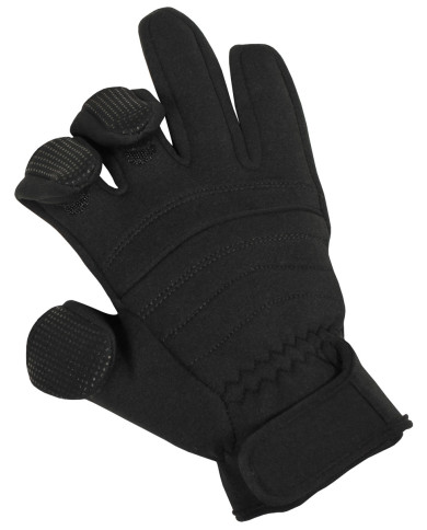 Gloves, "Combat", Neoprene, black