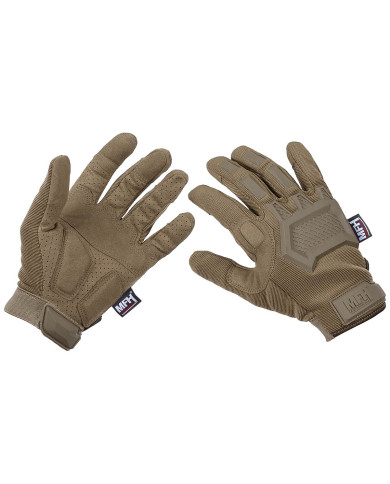 Tactical Gloves, "Action", coyote tan