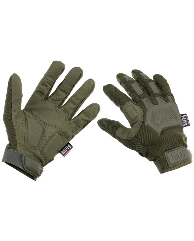 Tactical Gloves, "Action", OD green