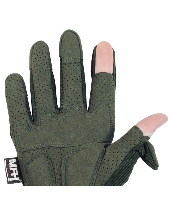 Tactical Gloves, "Action", OD green
