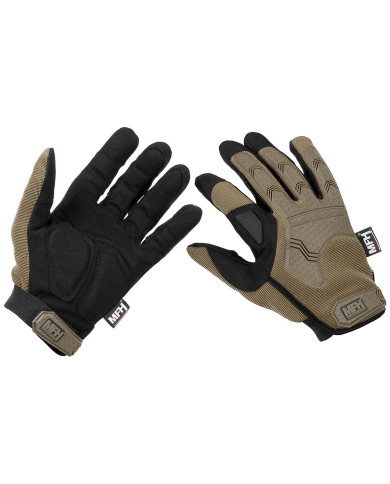 Tactical Gloves, "Attack", coyote tan