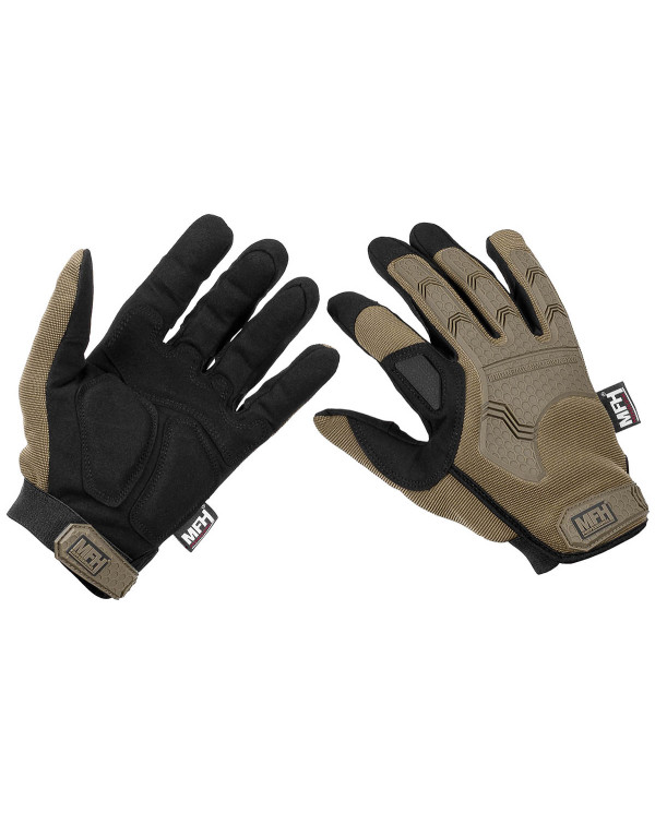 Tactical Gloves, "Attack", coyote tan