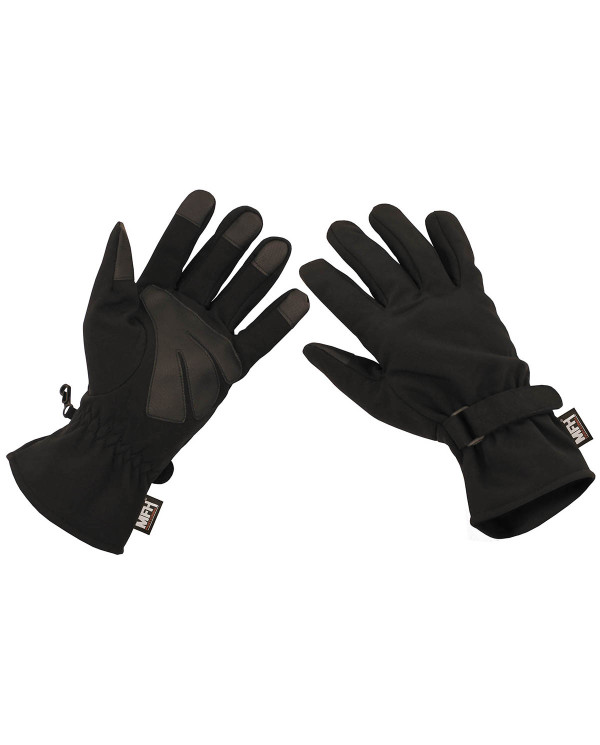 Gloves, Softshell, black