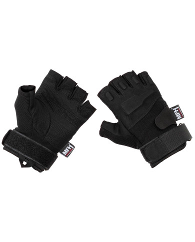 Tactical Gloves, "Pro", fingerless, black