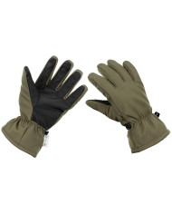 Gloves, Softshell, OD green, 3MÙ ThinsulateÙ Insulation
