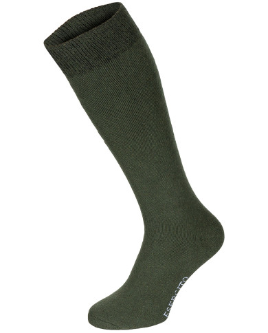 Winter Socks, "Esercito", OD green,  long, 3-pack