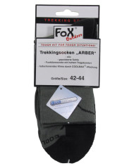 Trekking Socks, "Arber", padded sole, OD green