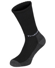 Trekking Socks, "Lusen", black, terry sole