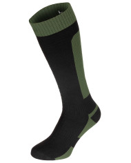 Socks, long, waterproof,   OD green/black