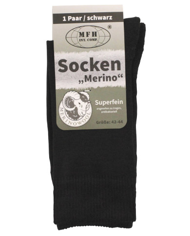 Socks, "Merino", black