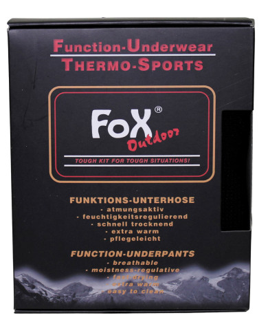 Thermal Functional Underpants,  long, black