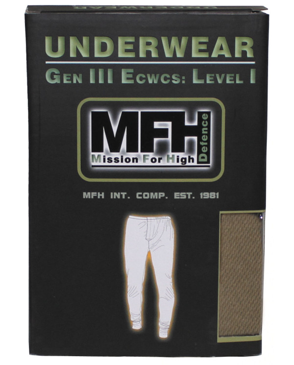 US Underpants, Level I, GEN III, OD green