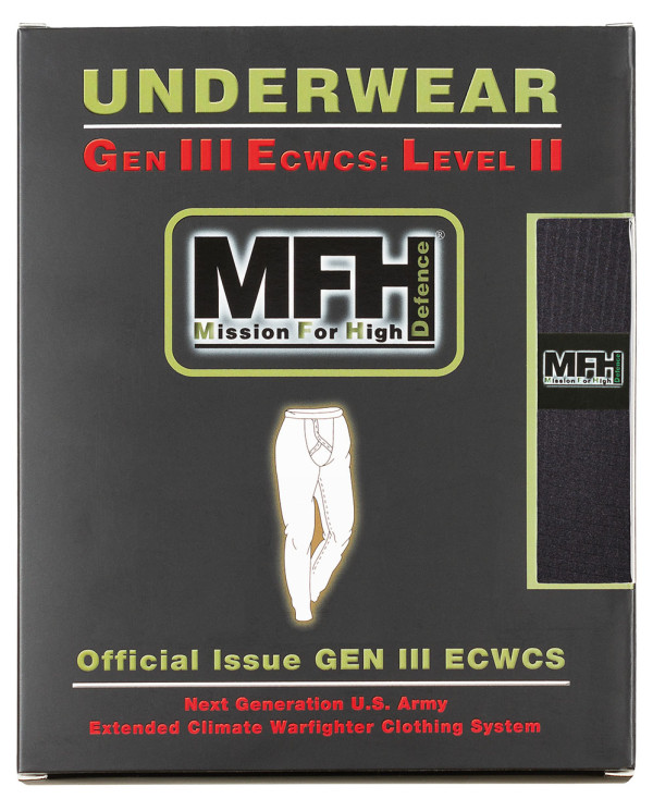 US Underpants, Level II, GEN III, black