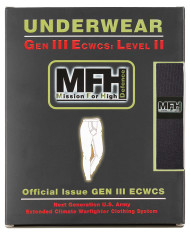 US Underpants, Level II, GEN III, black